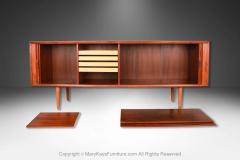  Faarup M belfabrik Mid Century Danish Tambour Door Credenza Faarup Mobelfabrik Svend Larsen - 4223049