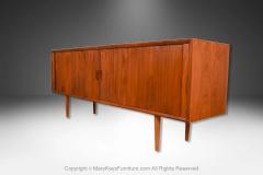  Faarup M belfabrik Mid Century Danish Tambour Door Credenza Faarup Mobelfabrik Svend Larsen - 4223053