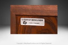  Faarup M belfabrik Mid Century Danish Tambour Door Credenza Faarup Mobelfabrik Svend Larsen - 4223057