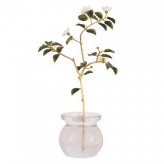  Faberg Faberg Style Hardstone Orange Blossom in Rock Crystal Vase - 4714973