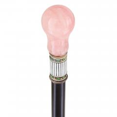  Faberg Faberg rose quartz gold diamond and enamel walking stick - 4015009