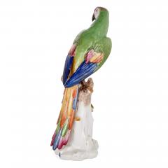  Factory Aelteste Volkstedt Porzellanmanufaktur Very large Volkstedt porcelain sculpture of a parrot - 3970794