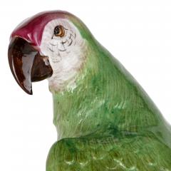  Factory Aelteste Volkstedt Porzellanmanufaktur Very large Volkstedt porcelain sculpture of a parrot - 3970795