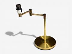  Fagerhults Fagerhults Articulating Desk Lamp Brass Sweden 1960s - 4492431