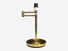  Fagerhults Fagerhults Articulating Desk Lamp Brass Sweden 1960s - 4492432