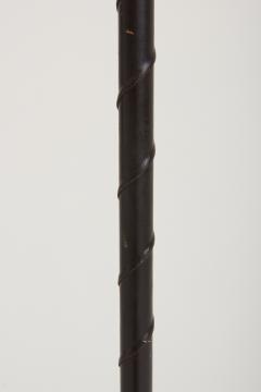  Falkenbergs Belysning Black Leather and Brass Reading Floor Lamp by Falkenbergs Belysning - 2810282