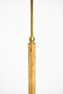  Falkenbergs Belysning Brass and Brown Leather Floor Lamp - 4281045