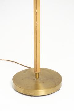  Falkenbergs Belysning Brass and Brown Leather Floor Lamp - 4281046