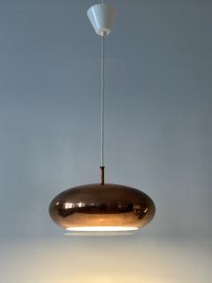  Falkenbergs Belysning Elegant Mid Century Copper Pendant Lamp by Falkenbergs Belysning Sweden 1960s - 4440809