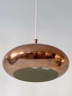 Falkenbergs Belysning Elegant Mid Century Copper Pendant Lamp by Falkenbergs Belysning Sweden 1960s - 4440812