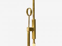  Falkenbergs Belysning Falkenbergs Belysning Adjustable Floor Lamp Brass Bamboo Sweden 1960s - 4521247