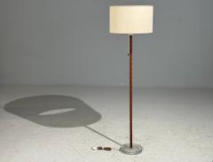  Falkenbergs Belysning Falkenbergs Belysning Floor Lamp Leather Glass Sweden 1960s - 4490187