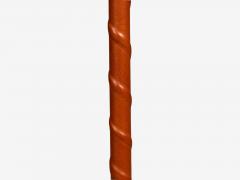  Falkenbergs Belysning Falkenbergs Belysning Floor Lamp Leather Glass Sweden 1960s - 4490191