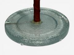  Falkenbergs Belysning Falkenbergs Belysning Floor Lamp Leather Glass Sweden 1960s - 4490192