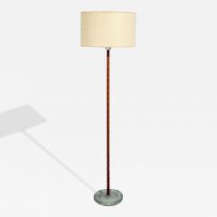  Falkenbergs Belysning Falkenbergs Belysning Floor Lamp Leather Glass Sweden 1960s - 4490891