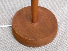  Falkenbergs Belysning Falkenbergs Belysning Floor Lamp in Oak Brass Boucl Sweden 1960s - 4504417