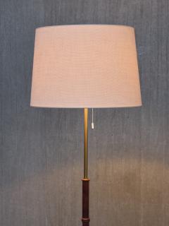  Falkenbergs Belysning Falkenbergs Belysning Floor Lamp in Oak and Brass Sweden 1960s - 3881436