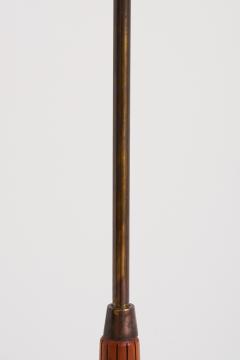  Falkenbergs Belysning Mid Century Beech and Brass Floor Lamp - 3600545