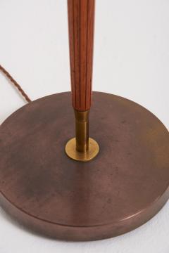 Falkenbergs Belysning Mid Century Beech and Brass Floor Lamp - 3600548