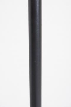  Falkenbergs Belysning Mid Century Black Leather Floor Lamp - 3663484
