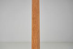  Falkenbergs Belysning Model 6408 Brass and Oak Table Lamp by Falkenbergs Sweden 1950s - 4391478