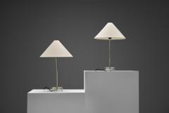  Falkenbergs Belysning Pair of Brass and Glass Table Lamps by Falkenberg Belysning Sweden 1960s - 4580586