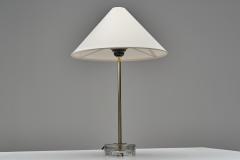  Falkenbergs Belysning Pair of Brass and Glass Table Lamps by Falkenberg Belysning Sweden 1960s - 4580589