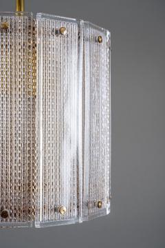  Falkenbergs Belysning Pair of Glass and Brass Pendants by Falkenbergs Belysning Sweden 1960s - 4586094