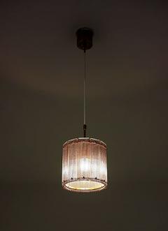  Falkenbergs Belysning Pair of Glass and Brass Pendants by Falkenbergs Belysning Sweden 1960s - 4586096