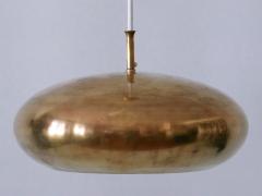  Falkenbergs Belysning Rare Mid Century Modern Brass Pendant Lamp by Falkenbergs Belysning Sweden 1960s - 3840497