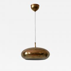  Falkenbergs Belysning Rare Mid Century Modern Brass Pendant Lamp by Falkenbergs Belysning Sweden 1960s - 3841522