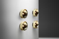  Falkenbergs Belysning Set of Four Peter Celsing Wall Sconces for Falkenbergs Belysning Sweden 1960s - 4563224