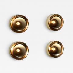  Falkenbergs Belysning Set of Four Peter Celsing Wall Sconces for Falkenbergs Belysning Sweden 1960s - 4569793