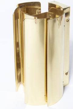  Falkenbergs Belysning Set of Three Brass Wall Sconces by Falkenbergs Belysning - 1066288