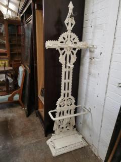  Falkirk Foundry Falkirk Style of Dr C Dresser Aesthetic Movement Painted Cast Iron Stick Stand - 4191755