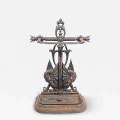  Falkirk Foundry Falkirk an Aesthetic Movement Cast Iron Stick Stand with Mythical Dragons - 4204106