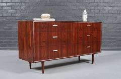  Falster Danish Modern Rosewood Dresser w Steel Accents by Falster - 4705852