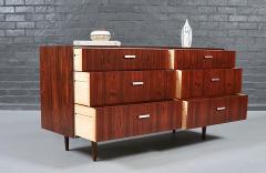 Falster Danish Modern Rosewood Dresser w Steel Accents by Falster - 4705853
