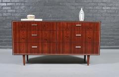  Falster Danish Modern Rosewood Dresser w Steel Accents by Falster - 4705855
