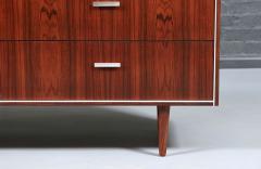  Falster Danish Modern Rosewood Dresser w Steel Accents by Falster - 4705862