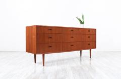  Falster Danish Modern Teak 9 Drawer Dresser by Falster - 3349895