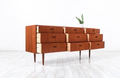  Falster Danish Modern Teak 9 Drawer Dresser by Falster - 3349896