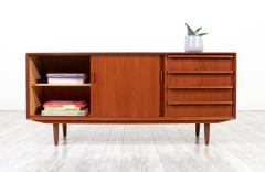  Falster Danish Modern Teak Credenza with Drawers by Flaster - 3008207