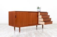  Falster Danish Modern Teak Credenza with Drawers by Flaster - 3008208