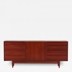  Falster Danish Modern teak credenza dresser by Falster C 1960s  - 3803165