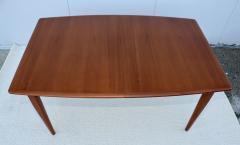  Falster Falster M belfabrik Danish Teak Dining Table With Two Hidden Leaves 1960s - 4444628