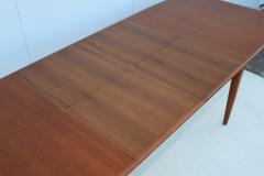  Falster Falster M belfabrik Danish Teak Dining Table With Two Hidden Leaves 1960s - 4444631