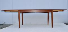  Falster Falster M belfabrik Danish Teak Dining Table With Two Hidden Leaves 1960s - 4444632