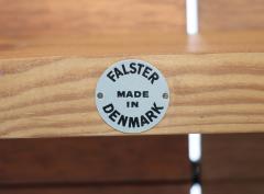  Falster Falster M belfabrik Danish Teak Dining Table With Two Hidden Leaves 1960s - 4444634