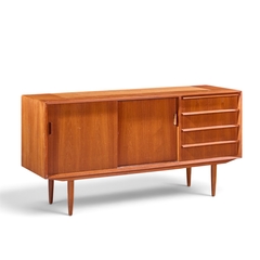  Falster Falster Mid Century Danish Teak Credenza - 4789403